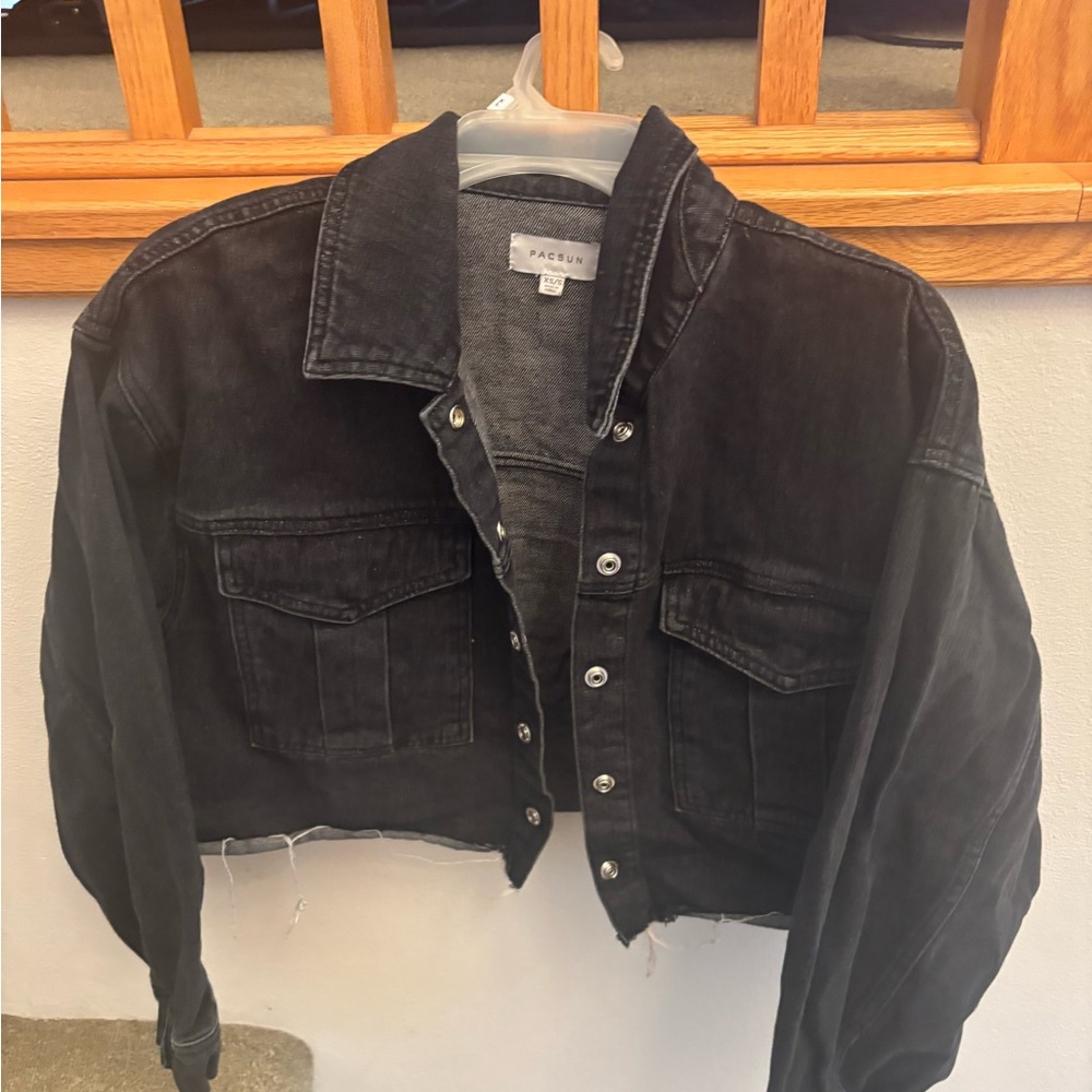 PacSun Charcoal Denim Jacket